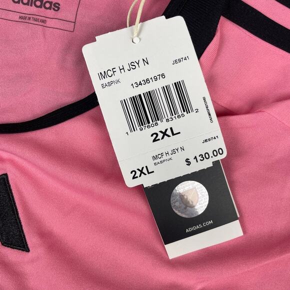 Leo Messi Inter Miami CF Men's Adidas XX-Large Pink Black Home Stadium Jersey - Picture 5 of 12